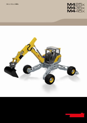 Excavadoras  sobre patines Menzi M425x