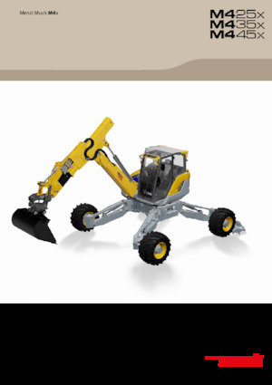 Excavadoras  sobre patines Menzi M425x