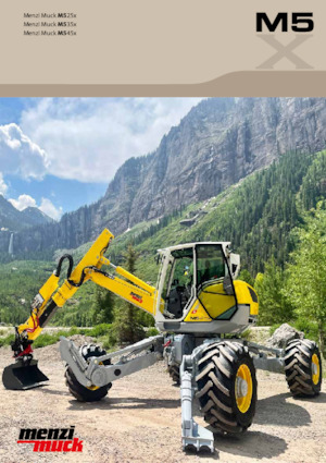 Excavadoras  sobre patines Menzi M535x