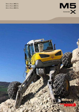 Excavadoras  sobre patines Menzi M535x