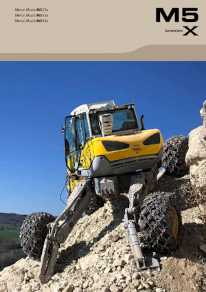 Excavadoras  sobre patines Menzi M535x