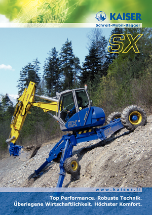 Excavadoras  sobre patines Kaiser S 2 Mobil