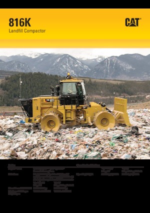 Compactadores de basura Caterpillar 816K