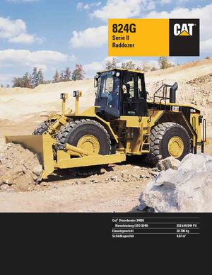Topadora de ruedas Caterpillar 824 G II