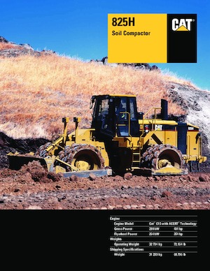Compactadores de basura Caterpillar 825H