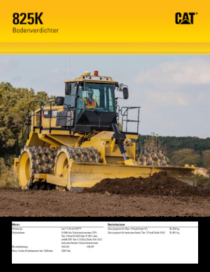 Compactadores de basura Caterpillar 825K