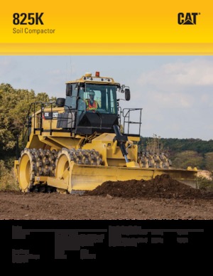 Compactadores de basura Caterpillar 825K