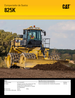 Compactadores de basura Caterpillar 825K
