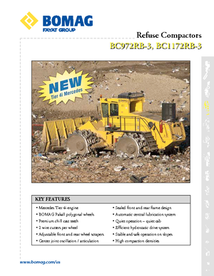 Compactadores de basura Bomag BC 1172 RB 3