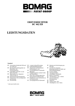 Compactadores de basura Bomag BC 462 EB