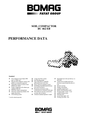 Compactadores de basura Bomag BC 462 EB
