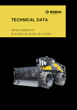 Compactadores de basura Bomag BC 873 RB 5