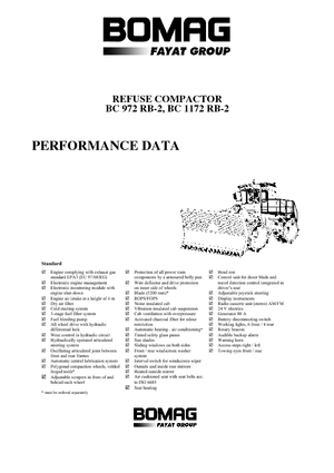 Compactadores de basura Bomag BC 972 RB 2