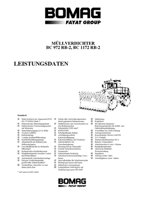 Compactadores de basura Bomag BC 972 RB 2