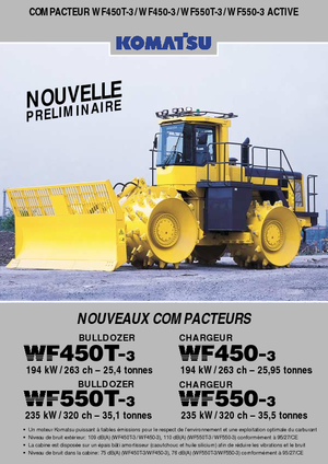 Compactadores de basura Komatsu WF450T-3
