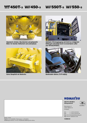 Compactadores de basura Komatsu WF450T-3
