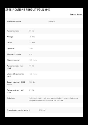 Topadora de ruedas Caterpillar 834K