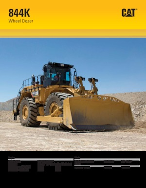 Topadora de ruedas Caterpillar 844K