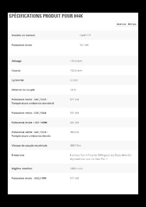 Topadora de ruedas Caterpillar 844K