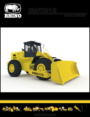 Topadora de ruedas RHINO RWD315
