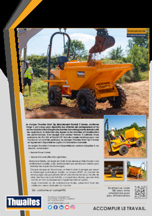 Dúmperes de ruedas Thwaites MACH2076