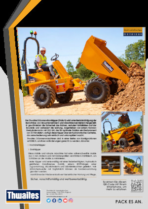 Dúmperes de ruedas Thwaites MACH2081