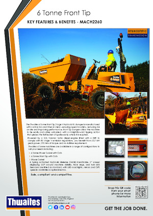 Dúmperes de ruedas Thwaites MACH2260