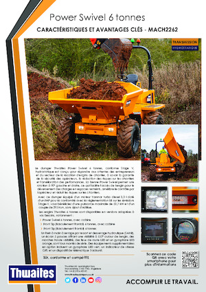 Dúmperes de ruedas Thwaites MACH2262