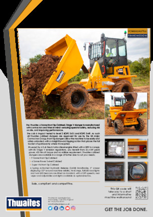 Dúmperes de ruedas Thwaites MACH2365