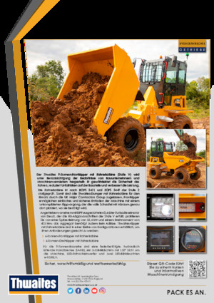 Dúmperes de ruedas Thwaites MACH2490