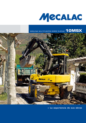 Excavadoras hidráulicas  de ruedas Mecalac 10 MSX