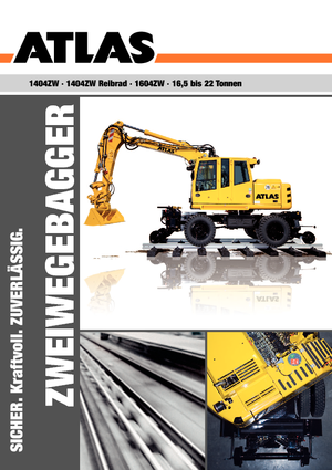 Excavadoras hidráulicas  de ruedas Atlas 1604 ZW