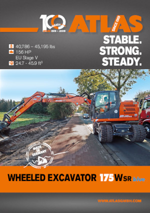 Excavadoras hidráulicas  de ruedas Atlas 175 W-SR
