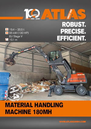 Excavadoras hidráulicas  de ruedas Atlas 180 MH