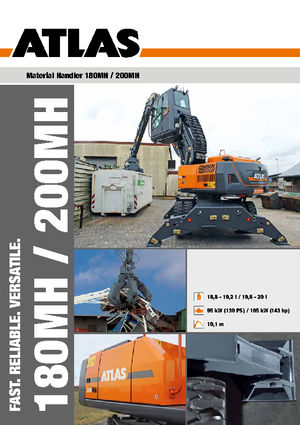 Excavadoras hidráulicas  de ruedas Atlas 200 MH