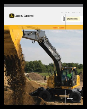Excavadoras hidráulicas  de ruedas John Deere Construction 220D W