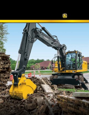 Excavadoras hidráulicas  de ruedas John Deere Construction 190G W