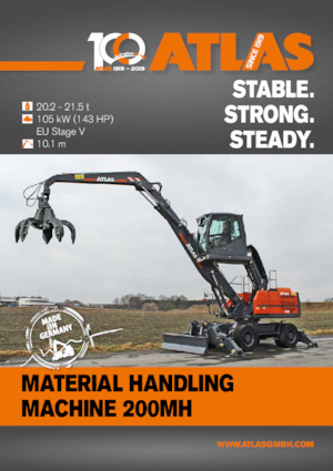 Excavadoras hidráulicas  de ruedas Atlas 200 MH