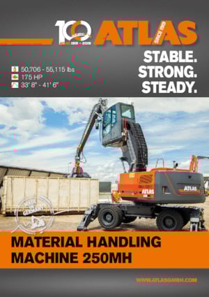 Excavadoras hidráulicas  de ruedas Atlas 250 MH