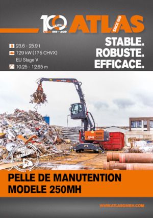 Excavadoras hidráulicas  de ruedas Atlas 250 MH
