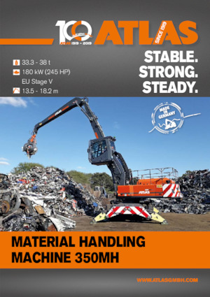 Excavadoras hidráulicas  de ruedas Atlas 350 MH