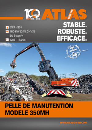 Excavadoras hidráulicas  de ruedas Atlas 350 MH