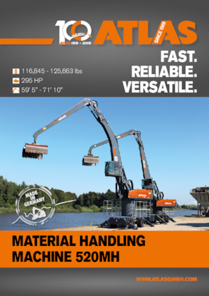 Excavadoras hidráulicas  de ruedas Atlas 520 MH