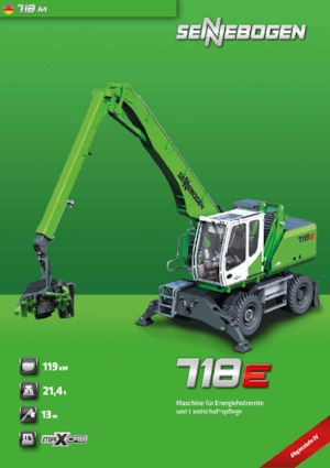 Manipuladores de materiales Sennebogen 718M E