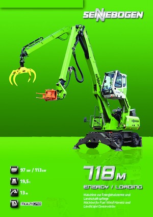 Manipuladores de materiales Sennebogen 718M E