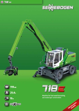 Manipuladores de materiales Sennebogen 718M E