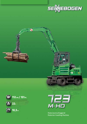 Excavadoras hidráulicas  de ruedas Sennebogen 723 M-HD