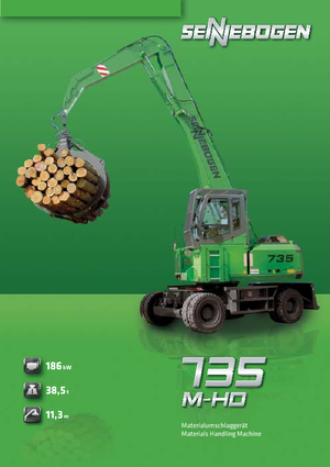 Excavadoras hidráulicas  de ruedas Sennebogen 735 M-HD
