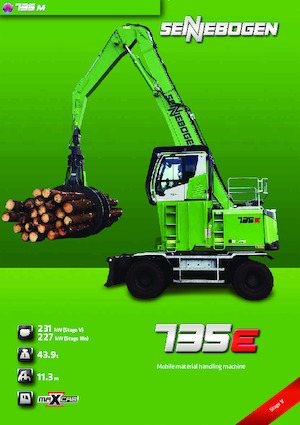 Manipuladores de materiales Sennebogen 735M E