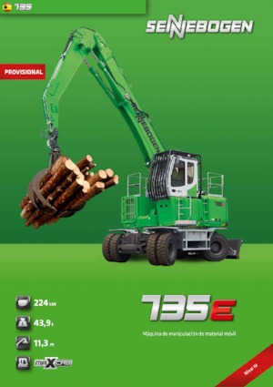 Manipuladores de materiales Sennebogen 735M E